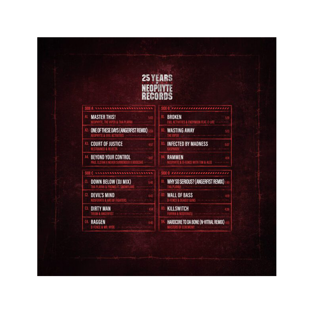 25 Years of Legacy Volume 2 Vinyl